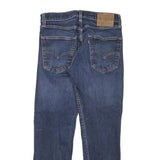 LEVI'S 502 Mens Jeans Blue Slim Straight Denim Medium W28 L25 Classic Fit Zip