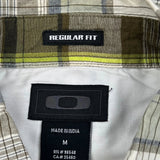 Oakley Checked Short Sleeve Shirt - Medium Multicoloured Cotton