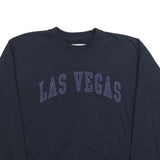 NEW YORK POPULAR Mens Blue Las Vegas Crew Neck L Cotton Blend Sweatshirt