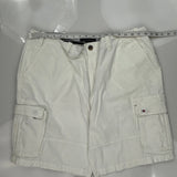 Tommy Hilfiger Cargo Shorts - 36W 10L White Cotton