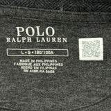 Polo By Ralph Lauren 1/4 Zip - Large Gray Cotton