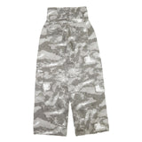 Womens Cotton Cargo Trousers W28 L30 Regular Fit Grey Camouflage Zip Closure