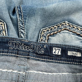 Miss Me Skinny Jeans - 29W UK 8 Blue Cotton Blend