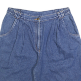 Womens Denim Shorts Blue Casual L W34 Classic Fit Cotton Comfortable