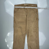 Lee Carpenter Trousers - 34W 31L Brown Cotton