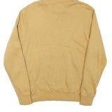 NIKE Mens Beige Pullover Hoodie S Cotton Blend Casual Sportswear