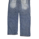 J.F.GEE Mens Jeans Blue Regular Straight Denim Medium W28 L29 Casual Wear