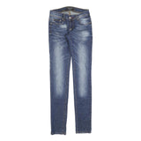 PHILIPP PLEIN Womens Jeans Blue Slim Skinny Denim Medium W26 L32 Fashion