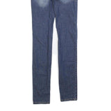 PHILIPP PLEIN Womens Jeans Blue Slim Skinny Denim Medium W26 L32 Fashion