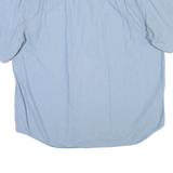 CARHARTT Mens Blue Short Sleeve Shirt 2XL Cotton Blend Workwear Casual