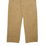DICKIES Mens Regular Fit Beige Cotton Blend Zip Trousers W32 L30 Workwear