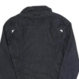 LEVI'S Womens Blue Denim Jacket XS Cotton Blend Plain Button Closure Classic