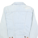 LEVI'S Womens Blue Cotton Denim Jacket M Button Closure Classic Fit Casual