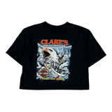 Clare'S Harley-Davidson Niagara Falls, Canada Harley Davidson Graphic T-Shirt - Small Black Cotton