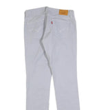 LEVI'S Womens Jeans White Slim Skinny Denim Cotton Blend W29 L32 Stylish