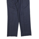 SPECIALLY ORDERED Womens Regular Fit Navy Blue Trousers W30 L26 Classic Zip