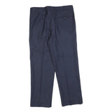 SPECIALLY ORDERED Womens Regular Fit Navy Blue Trousers W30 L26 Classic Zip