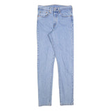 LEVI'S 501S BIG E Womens Slim Skinny Denim Light Blue W26 L32 Retro Vintage