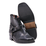 HIGHWAY Ankle Boots Black Leather Womens UK 7