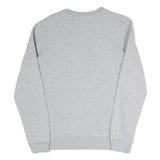 REEBOK Mens Grey Sweatshirt S Crew Neck Cotton Blend Pullover Casual