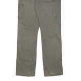 CARHARTT Mens Regular Cotton Blend Beige Zip Trousers W29 L32 Workwear Durable