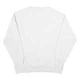 Mens White Chicago Bulls Crew Neck XL Cotton Blend Sweatshirt NBA Basket