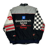 Goodwrench Service Plus Racing Chase Authentics Nascar Varsity Jacket - XL Red Cotton