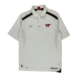 Virginia Tech Nike Polo Shirt - Large White Polyester
