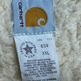 1980S Carhartt Gilet - 2XL Brown Cotton