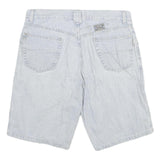 PIONEER Womens Shorts Blue Casual XL W34 Denim Cotton Blend Relaxed Fit