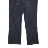 LEVI'S Womens Blue Regular Straight Denim Dark W30 L28 Zip Cotton Blend Jeans