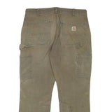 CARHARTT Mens Cotton Blend Relaxed Fit Beige Workwear Trousers W34 L28