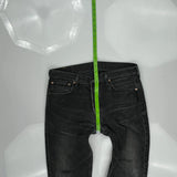 501 Levis Jeans - 34W 30L Black Denim