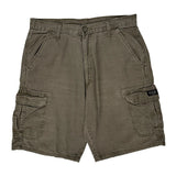 Wrangler Cargo Shorts - 34W 10L Grey Cotton