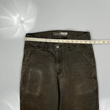 Carhartt Carpenter Trousers - 30W 30L Grey Cotton