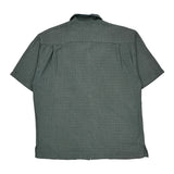 Tommy Bahama Hawaiian Shirt - Medium Gray Silk