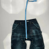 Carhartt Double Knee Carpenter Jeans - 32W 30L Dark Wash Cotton