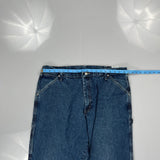 Wrangler Carpenter Jeans - 37W 32L Blue Cotton