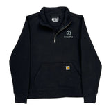 Carhartt 1/4 Zip - Medium Black Cotton