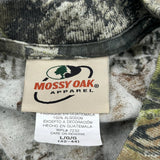 Vintage Mossy Oak Camo Long Sleeve T-Shirt - Large Camo Cotton