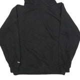 REEBOK Mens Black Flames Hoodie L Casual Cotton Blend Sports Style
