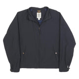 TIMBERLAND Mens Navy Blue Zip Up Jacket L Polyester Blend Plain Casual Outdoor