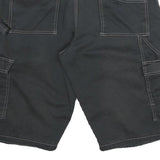 DICKIES Mens Black Cargo Workwear Shorts XL W33 Practical Multi Pocket