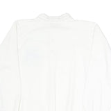 ODLO Mens White DAVOS Crew Neck S Cotton Blend Pullover Sweatshirt