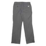 CARHARTT Womens Cotton Grey Regular Straight Trousers W32 L32 Casual Workwear