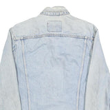 LEVI'S Mens Blue Denim Button Jacket S Cotton Classic Fit Chest Pocket