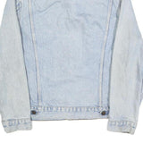 LEVI'S Mens Blue Denim Button Jacket S Cotton Classic Fit Chest Pocket