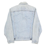 LEVI'S Mens Blue Denim Button Jacket S Cotton Classic Fit Chest Pocket