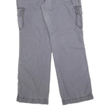 CARHARTT Womens Cotton Blend Relaxed Grey Cargo Trousers W30 L32 Casual Workwear