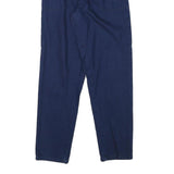 CASCADE Womens Jeans Blue Relaxed Straight Denim W26 L29 Elasticated Waist